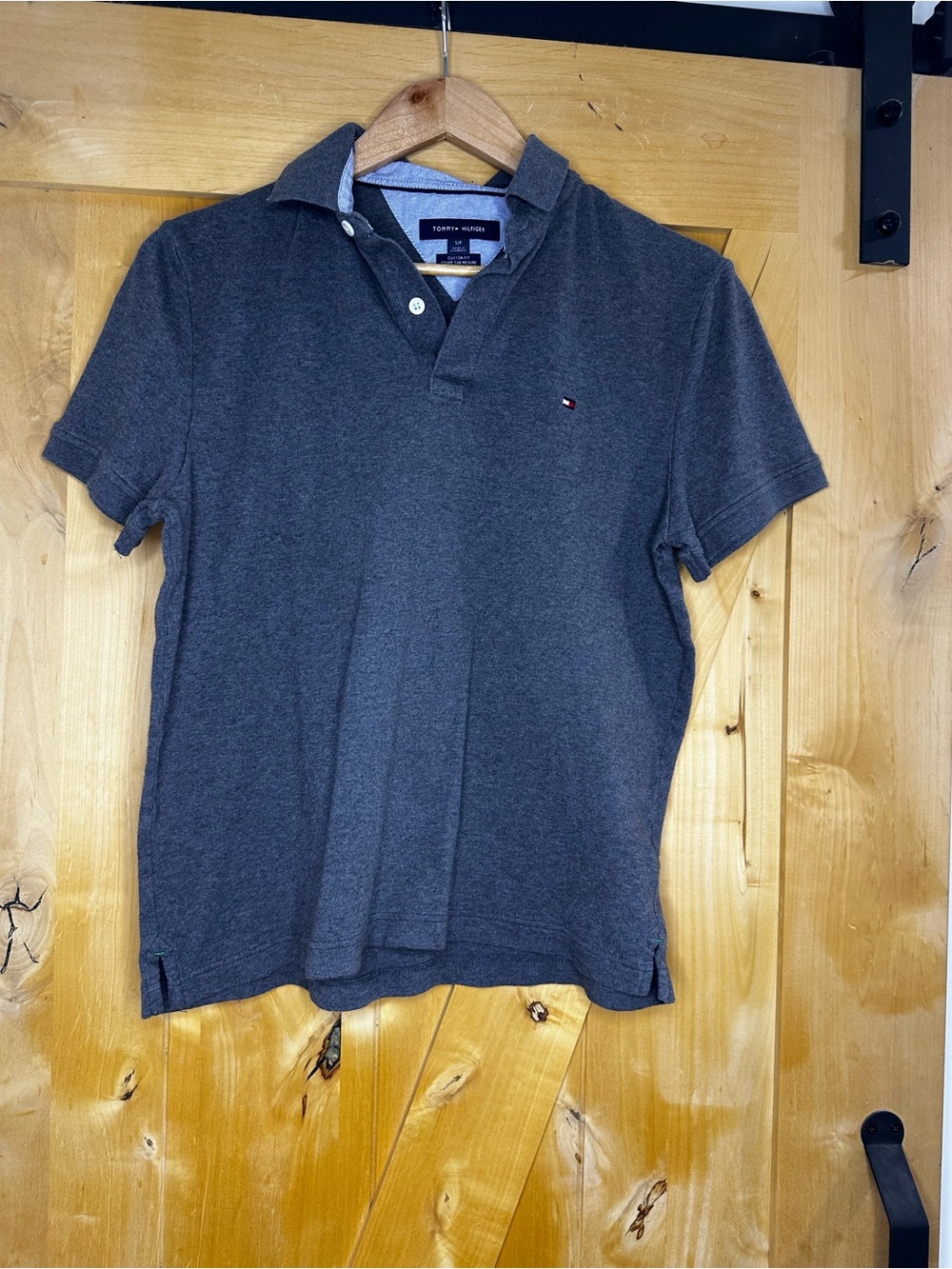 Tommy Hilfiger Men’s Heather Charcoal Polo